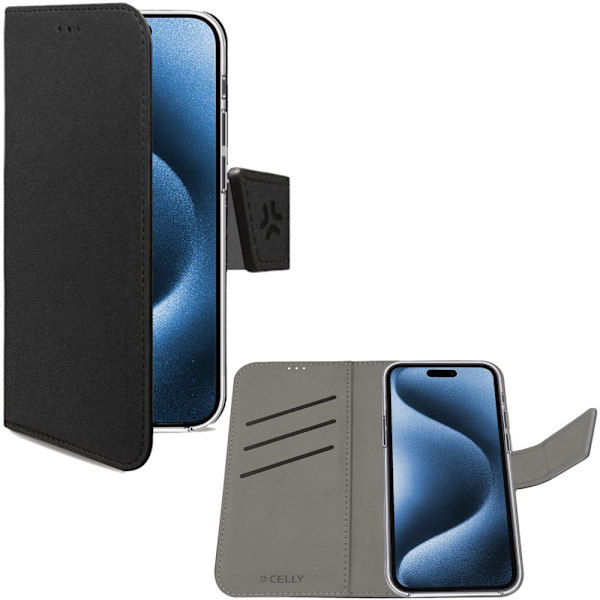Wally Wallet Case iPhone 16 Pro Sort