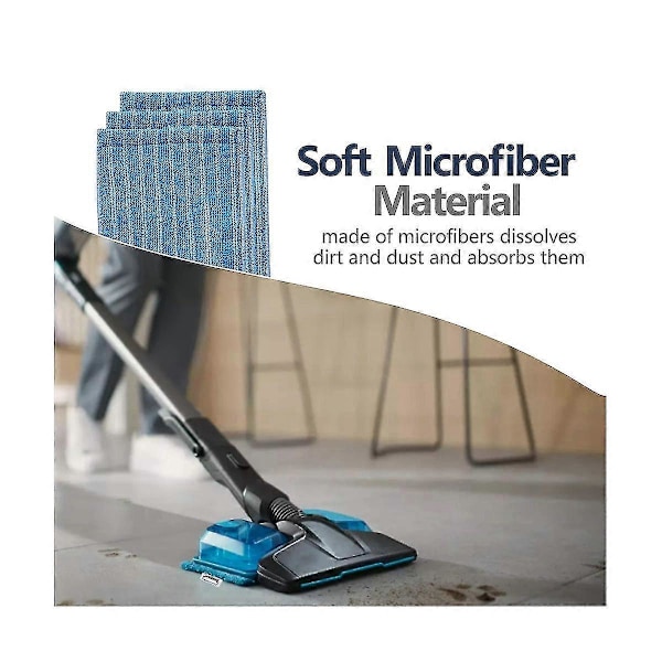 Moppepad Kompatibel med Xv1700/01 Speedpro Max/ Aqua Støvsuger Tilbehør