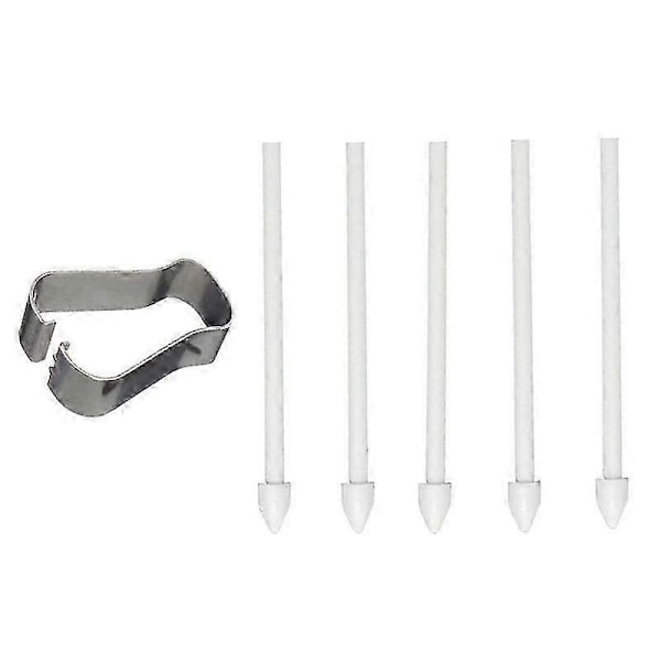 5 stk Stylus Refill Erstatning Stylus Touch Pen Tipp Erstatningsspiss for Galaxy Note20/Note10/Tab S6/T JP