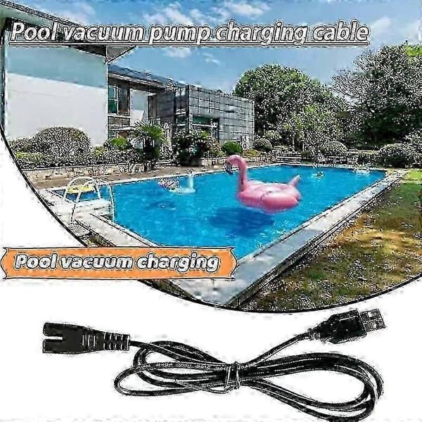 Intex/lay-z-spa Pool Støvsuger USB Opladerkabel Udskiftning