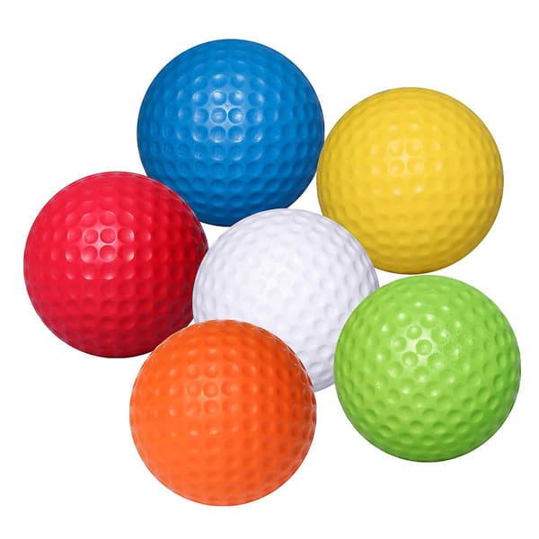 6 stk. Mini Golfbolde Plastik Legebolde Sports Golfbolde Plastik Golfbolde