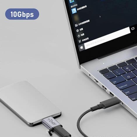 USB 3.0 Typ C Hane till Micro B Adapter för hårddisk och telefon