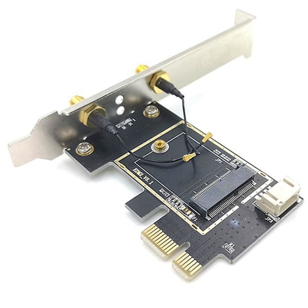 NGFF M.2 til PCIE Nettverkskort Adapterkort PCIE Adapterkort Støtter NGFF M.2 Trådløst Nettverkskort