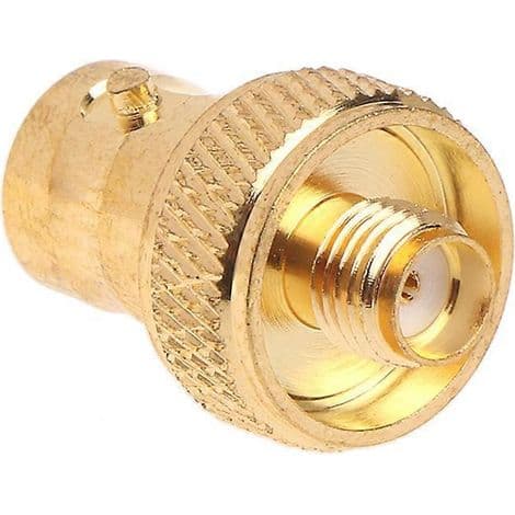Forgyldt BNC Hun til SMA Hun Koaksial RF Adapter - Direkte Forbindelse
