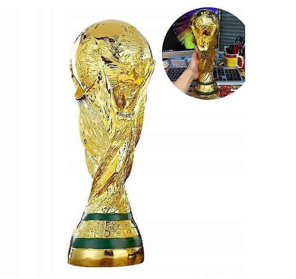 Guld Trofé Cup 36cm Resin Världsmästerskap