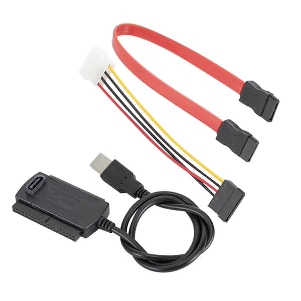 SATA / PATA/IDE till USB 2.0 Konverteringskabel Adapter för 2.5\" 3.5\" Hårddisk
