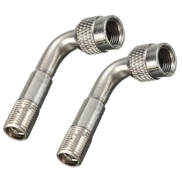2 Dækventilforlænger Adapter Motorcykel Bil Dækventilforlænger Vinkel