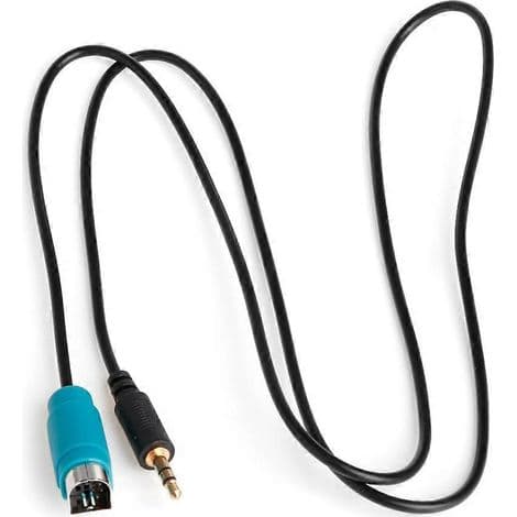 ALPINE KCE-236B 3,5 mm:n lisäsovitin PSP- ja MP3-soittimille