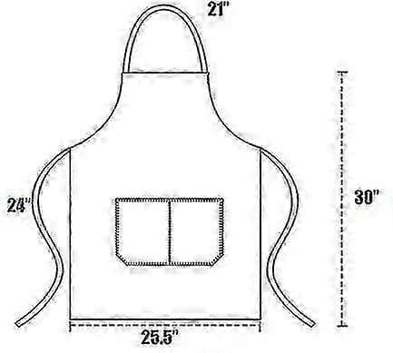 12-pack enfärgade förkläden med 2 fickor - Grön Unisex Köksförkläde i bulk för matlagning