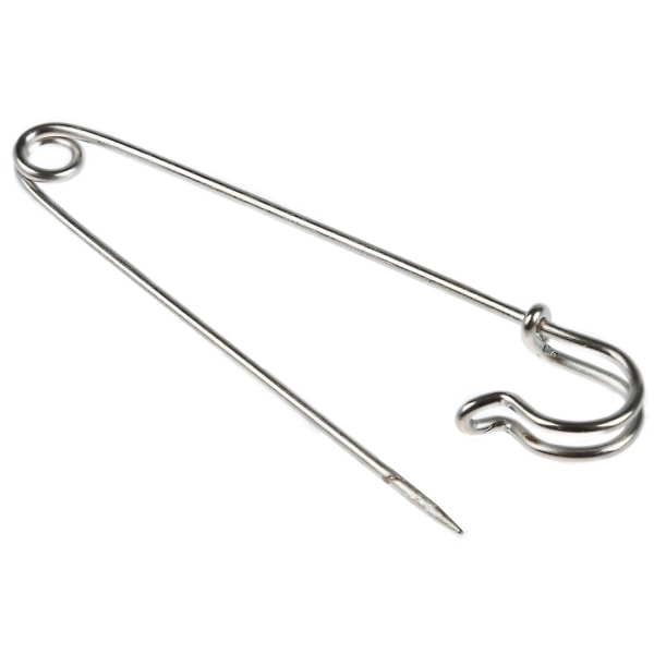 10 PCS 4 Inch Large Metal Safety Pin--Big and Strong Enough to Hold Heavy-Weight Fabrics and Materials Like Canvas, Leather, Upholstery