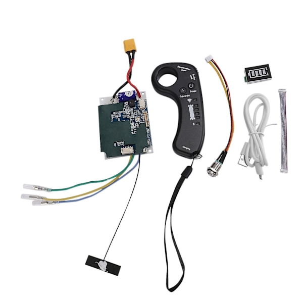 Elektrisk skateboard, enkel drivmotor, navmotor, kontrollerset, longboard, ESC, skoter, moderkort med fjärrkontroll