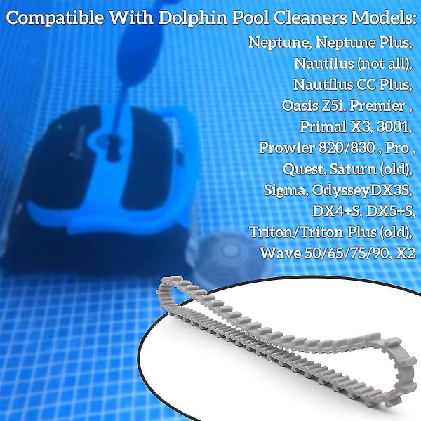 2 Pack Pool Cleaner Dækbane 9985006- Til Dolphin Deluxe 4 5 Pool Cleaner