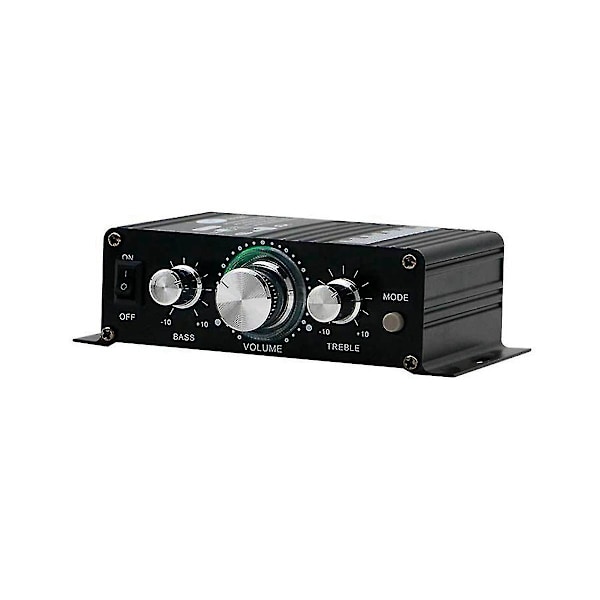 2-kanals 30W Bil Digital Effekt Bluetooth Ljudförstärkare 12V Hifi Stereo Mini Hemljudförstärkare För Bil Hem