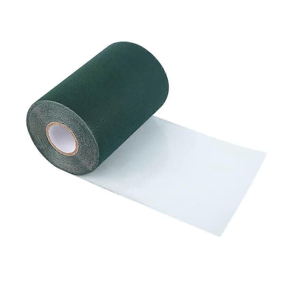 Konstgräsfogtejp 150mm x 10m - Gräslimtejp för gräsmatta (Grön)