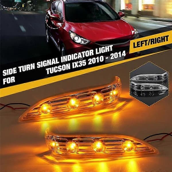 LED Speil Lys Blinklys Blinklys Repeater for IX35 2009-2014 87624-2S200 87614-2S20