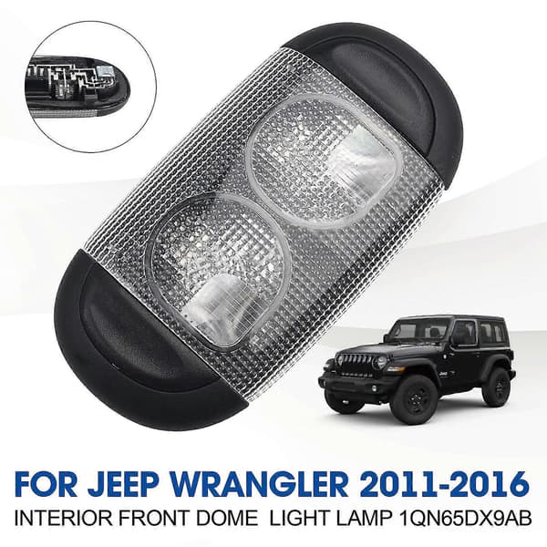 Passer til 2011-2016 JEEP WRANGLER INDVENDIG FORREST LAMP 1QN65DX9AB