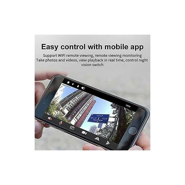 Mini Smart Night Vision WiFi-säkerhetskamera med realtidsapp, flera färger, brett synfält
