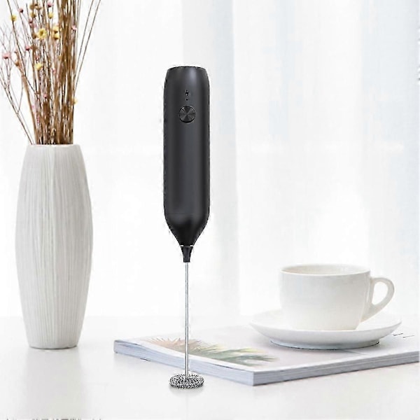Håndholdt Elektrisk Melkeskummer Usb Oppladbar Mini Skum Maker Drikke Mikser Visp For-Yogu