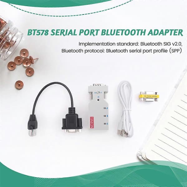 Sarja Bluetooth-moduuli RJ45 - RS232-linjan sarjaportin Bluetooth-konsolilinja