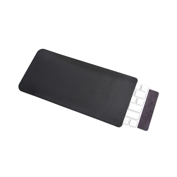 Förvaringsfodral i PU-läder för Magic Keyboard - Svart Vit