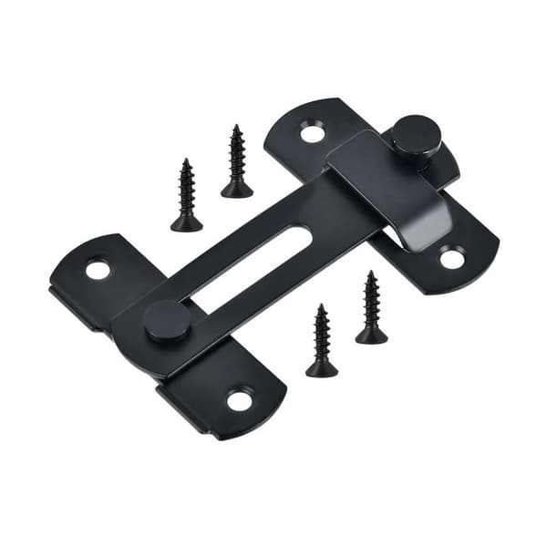 Stainless Steel Door Latch Black