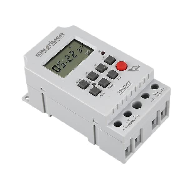 Sinotimer Tm630s-4 12v Sekundkontroll Timer Switch Stor Skärm Digital Display Hot Pin Spänning Ou