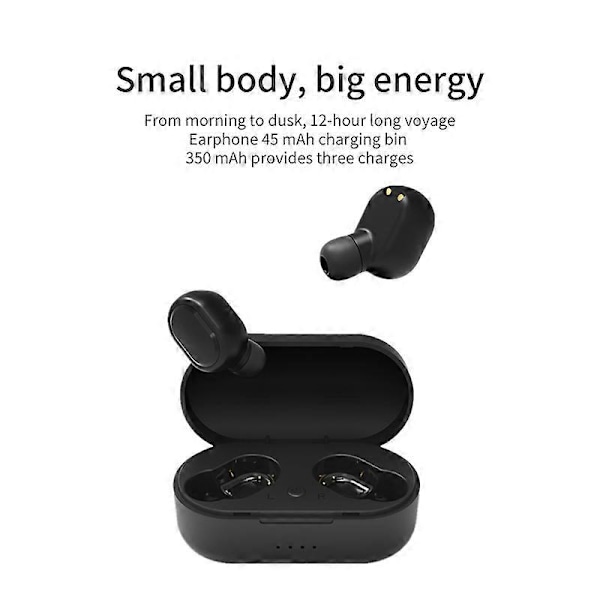 Nya Bluetooth 5.0 TWS M1 Stereo Headset Trådlösa Hörlurar Sport Hörlurar för Android Ios