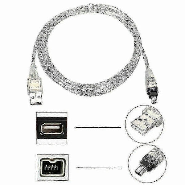 Til Mini DV MiniDV USB Datakabel FireWire IEEE 1394 HDV Videokamera til Redigering på PC - JZ