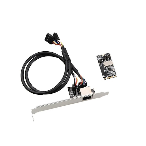 Mini Pci-e Till Gigabit Nätverkskort 1000m Rj45 Port Trådbundet Pcie Skrivbordsdator Nätverkskort Rtl8111h Pci Express Adapter