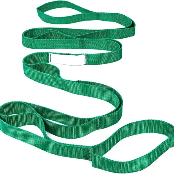 Reflective Yoga Strap - 76 inches, 10 loops