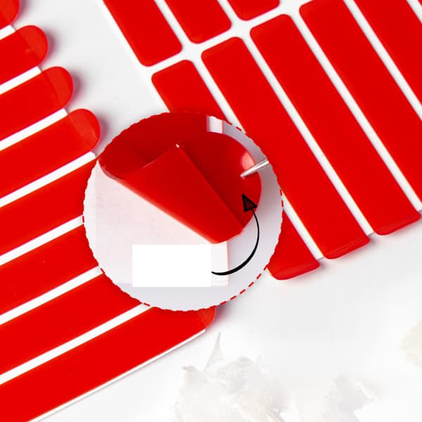 Double-sided Adhesive Nail Tabs for Press-on Nails, 58mm x 10mm (30 pcs/sheet), 10 Sheets