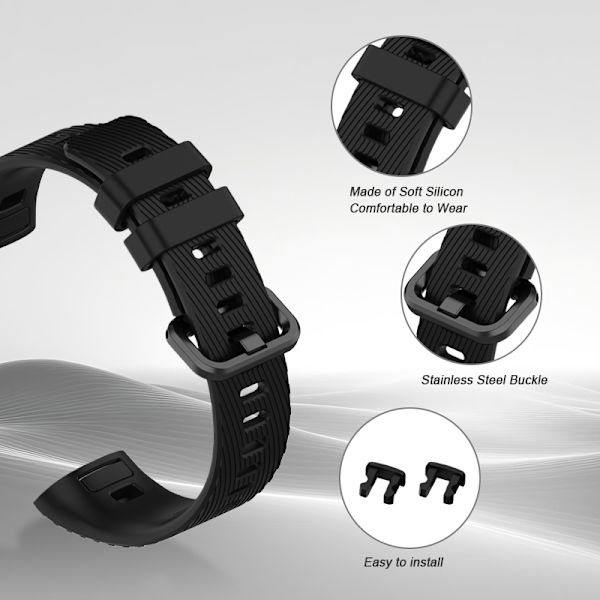 Huawei Band 3/3 Pro/4 Pro urrem Sort TPU