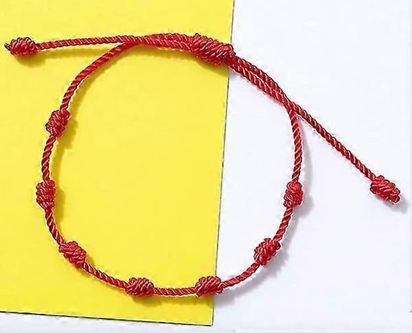 Rött Ondöga Skyddande Armband