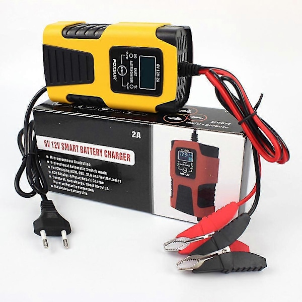 12V 6V Bil Motorsykkel Jump Starter Bærbar Vedlikeholder Strømbatterilader Yalo