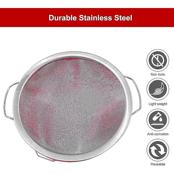 Färg Silduk Mesh Rostfritt Stål Färg Emulsion Honung Tratt Filterlock Filterverktyg Produkt 60