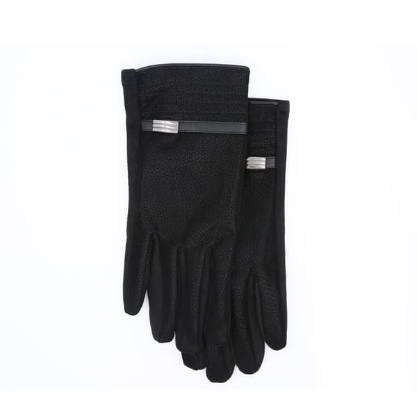 Imitation Leather Gloves Black