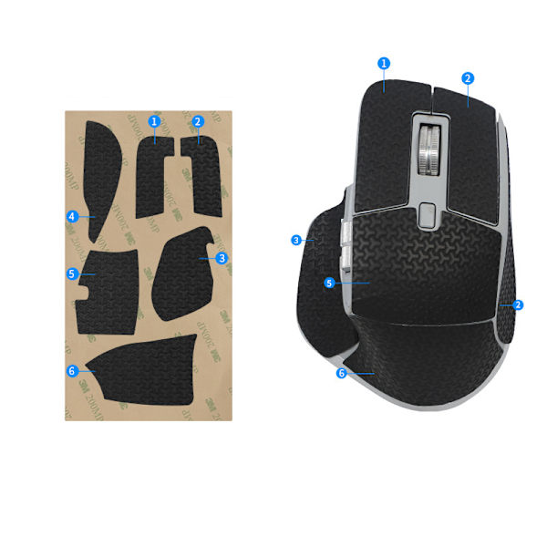 Enhanced Grip Mouse Skin for Logitech MX Master 3/3s