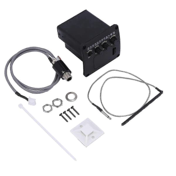 2-bånds Pickup EQ Aeq-2T Equalizer Akustisk Guitar Vaskeskruer Sæt Til Guitar