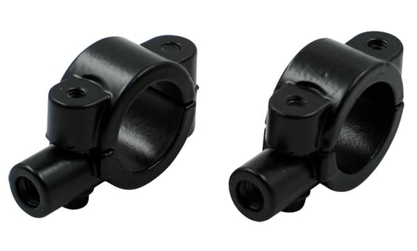25 mm Backspegelfäste Motorcykelstyre, 2-pack Svart M8 0.8 cm