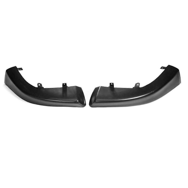 2 stk. Bil Front Kofanger Splitter Læbe Spoiler Body Kit Diffuser Beskytter Sort til 2008-2015