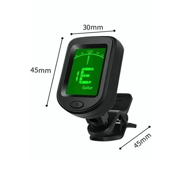 Digital Elektronisk Stemmer Lcd Display 12 Lige Temperament Automatisk Stemmer Til Guitar Violin