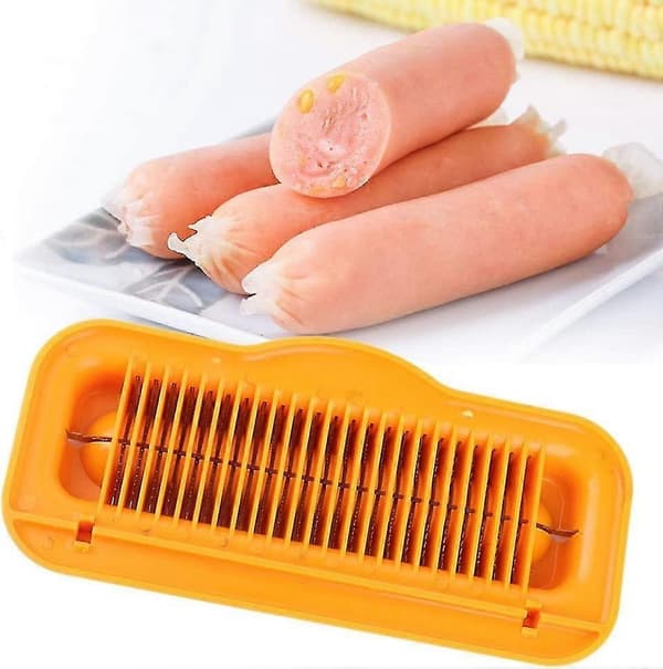 Sikker og sunn rustfri stålmateriale Rustsikker Anti-korrosjon Pølsekutter, Banankutter, for diverse kjøkkenbehov