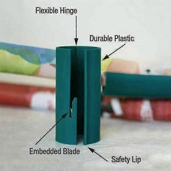 3x Glidende Gavepapirkutter Sekunder Wrap Cut Tool -YoGu