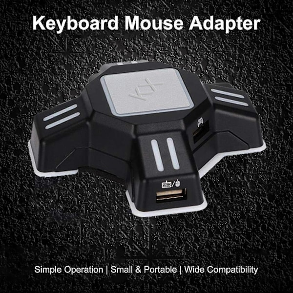 Tastatur Mus Adapter Bærbar Mus Tastatur Konverter Adapter Erstatning For Switch/x-box/ps5/p-s-4/ps3 Kx Gamepad Kontroller Adapter