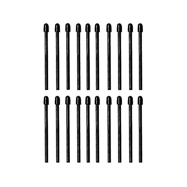 (20-pakning) Markeringspenn-tupper/nibber for Remarkable 2 Stylus Erstatning myke nibber/tupper Svart-ZY