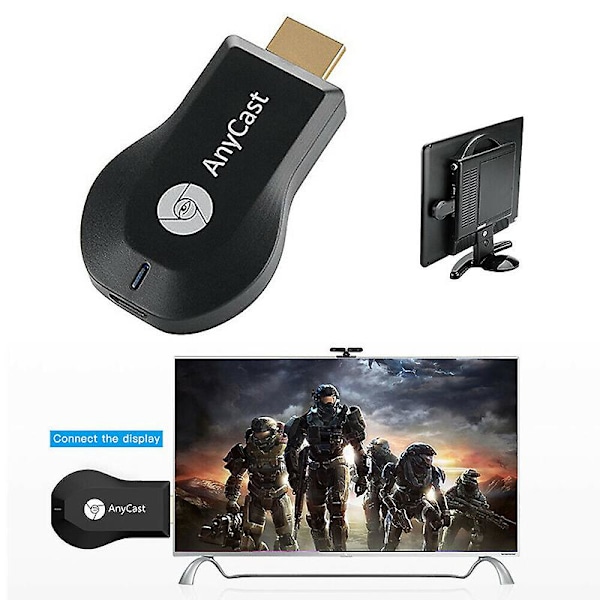 4k Anycast M2 Plus Wifi-skjerm Dongle Hdmi Media Player Streamer Tv Cast Stick