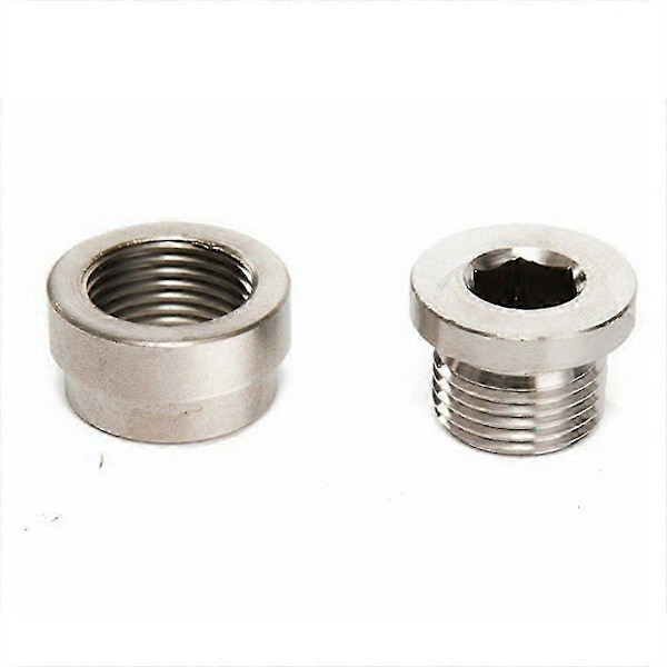 Højkvalitets Universal Oxygen Sensor Hex Skrue Og Møtrik 304 Rustfrit Stål Oxygen Sensor