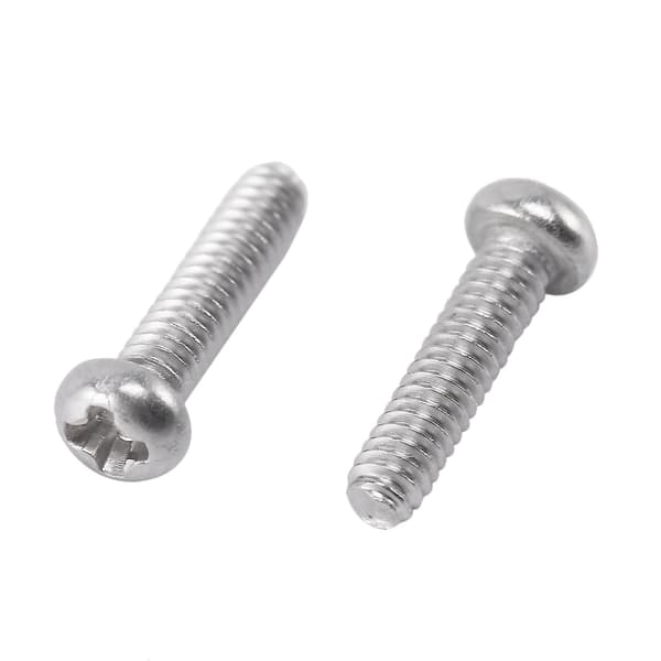 M2 X 8mm 304 Rustfritt Stål Phillips Pan Hode Skruer Bolt 60stk