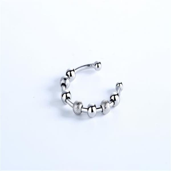 Adjustable Anti-Stress Rings with Rotatable Beads 3-pack MultiColor