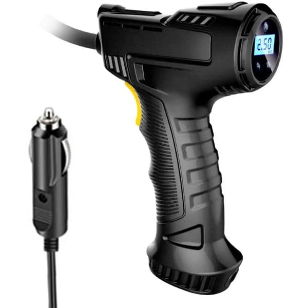 120W Bil Elektrisk Luftpump Bildäckspump Bärbar Uppladdningsbar Digital Luftkompressor Utrustning för Bildäckspump